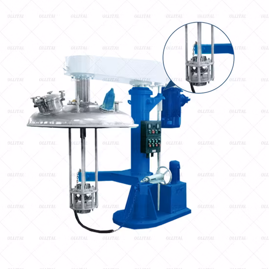 Вакуумный гомогенизатор Ollital, эмульгирующая машина-смеситель для химикатов